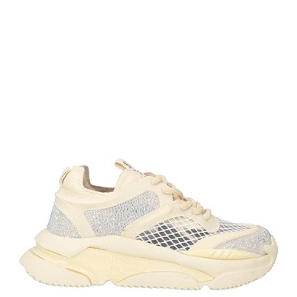 Stylish EXE Mesh & Crystal Sneakers – Size 7